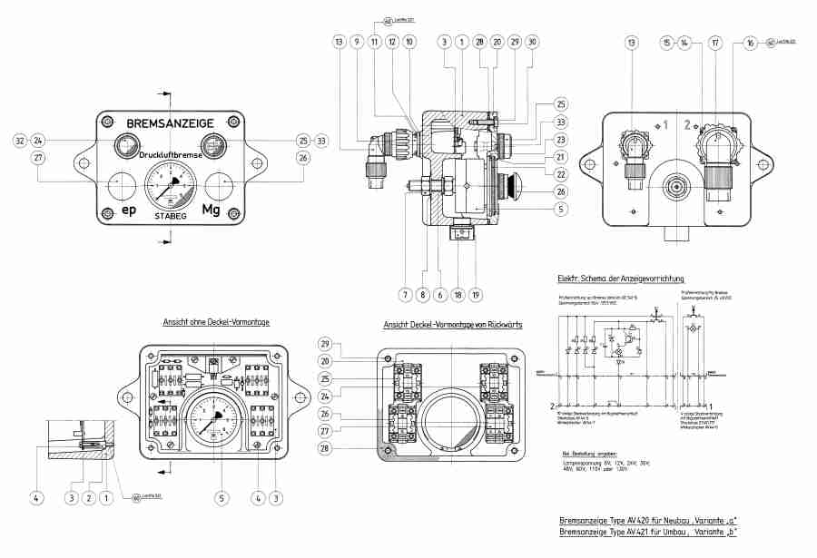 Bremsanzeige DMg+ep AV 420